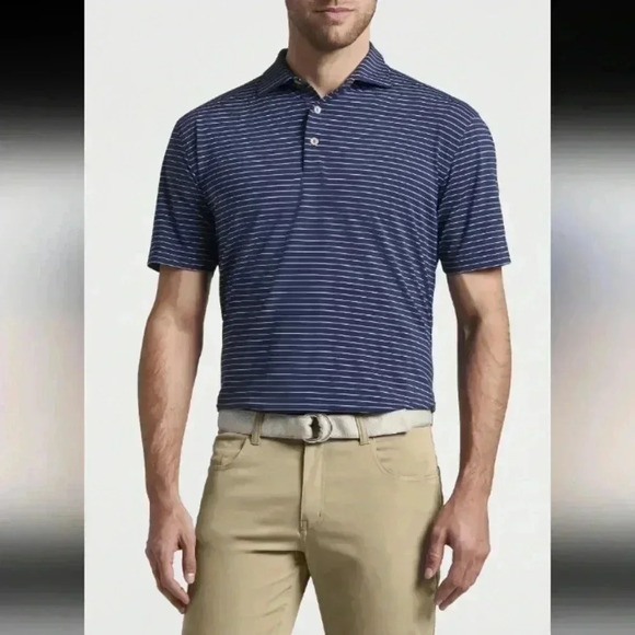 PETER MILLAR Crafty Performance Jersey Polo - Picture 1 of 8